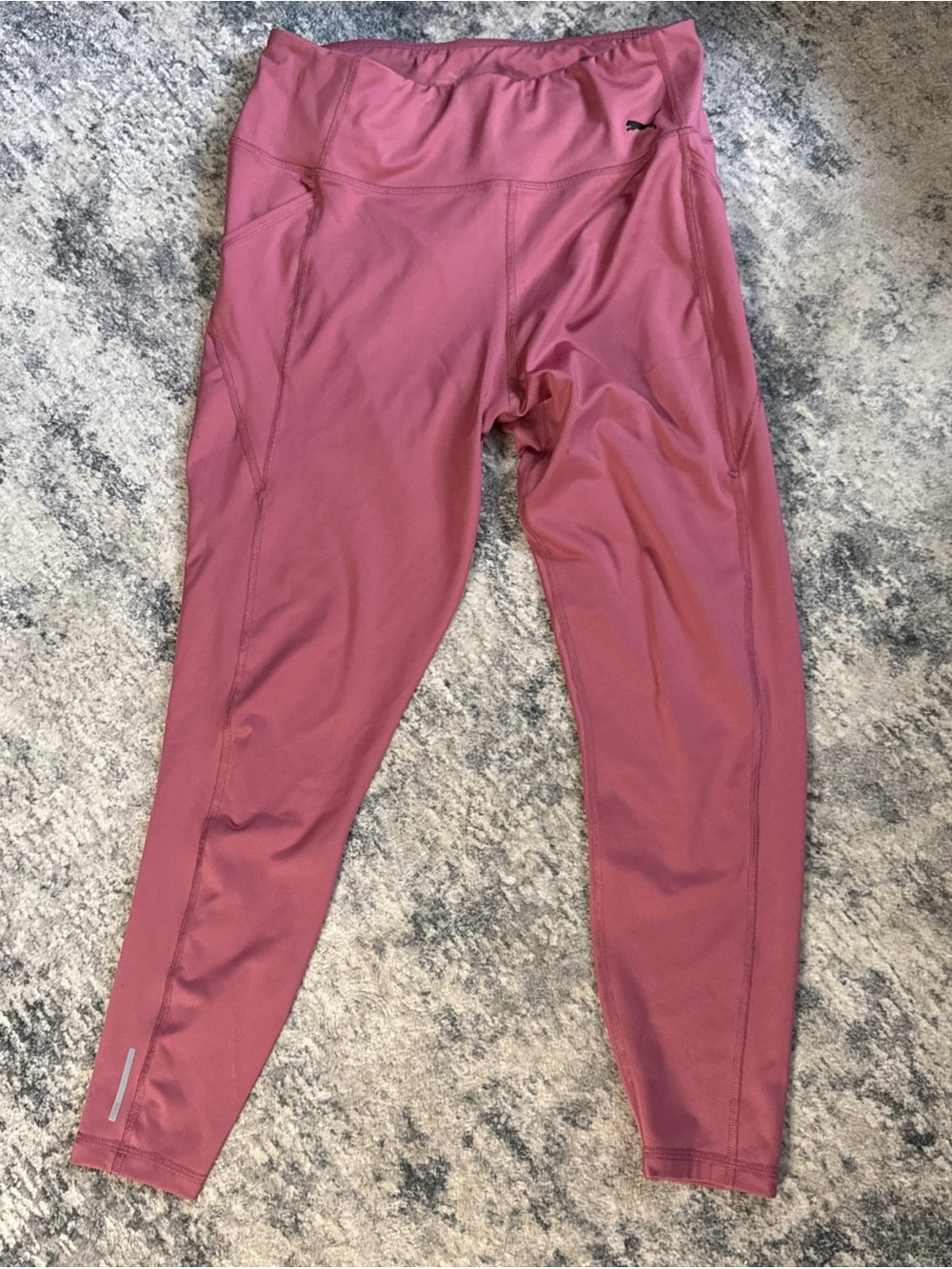 Puma Women's Rose Pink High-Rise Performance Leggings